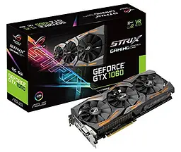 Відеокарта ASUS GTX 1060 6Gb Strix OC (STRIX-GTX1060-O6G-GAMING) (GDDR5, 192 bit, PCI-E 3.0 x16) Б/в - мініатюра 4