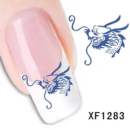 Наклейки для ногтей XF1283 - миниатюра 2