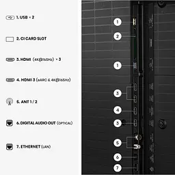 Телевізор Hisense 85U7S Pro 85` Mini-LED 4K (20019166) UA [168287] - мініатюра 11