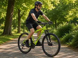 Гірський велосипед GIERN 24-701 24" зі сталевою рамою та обладнанням L-TWOO Зелений - мініатюра 2