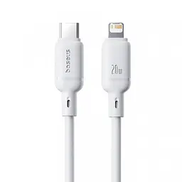 Кабель Baseus Silky Series Fast Charging Cable Type-C to iP 20W 2m White