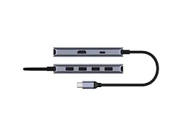 USB-хаб CUDY UH500 Grey - мініатюра 2