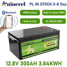 Акумулятор Anenji LiFePO4 12V (12.8V/304Ah/3840Wh) (ANJ-12V-300AH-PX) - мініатюра 5