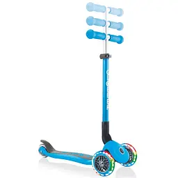 Самокат Globber Primo Foldable Lights Led блакитний (432-101-2) - мініатюра 3