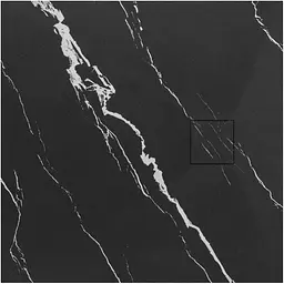 Душовий піддон Rea Magnum 90x90 carrara black REA-K7008, Мармур - мініатюра 2