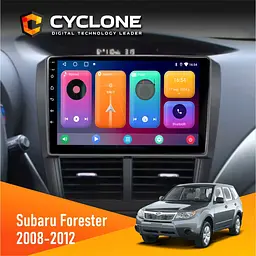 Штатна магнітола Subaru Forester 2008-2012 Cyclone C9-001 2x32 CPL Cyclone (НФ-00002963)
