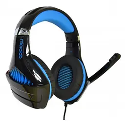 Гарнітура Microlab G6 3.5 мм/USB Black/Blue (G6B) - мініатюра 2