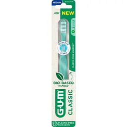 Зубна щітка GUM Classic Bio-Based Handle компактна середня бірюзова - мініатюра 8