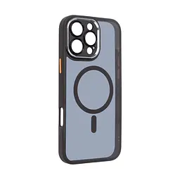 Чехол для Apple iPhone 16 Pro Max, Unit MagSafe SE, черный, с защитой камеры, магсейф, противоударный, магнитный, панель-накладка с MagSafe, с поддержкой беспроводной зарядки, TPU+PC, защита всего корпуса, ударопрочный, ArmorStandart (ARM81150) - мініатюра 2