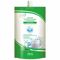Дой-пак бальзам Fitodoctor Aloe Vera для миття посуду з гліцерином 700 г