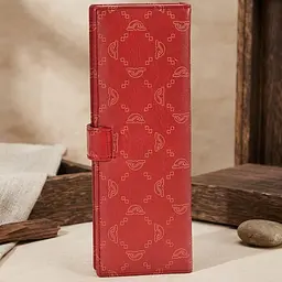 Візитниця на кнопці Tony Perotti Luxury 2639 rosso (90387) Червона - мініатюра 5