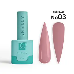 Камуфлююча база для гель-лаку 03 Nude Base Shelly 12 мл