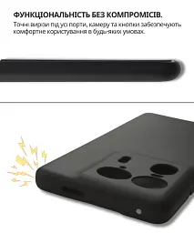 Чохол до мобільного телефона BeCover Silicone Motorola Edge 50 Ultra Black (714689) - мініатюра 5