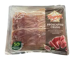 Прошуто Negroni Crudo нарізаний 100 г (8028257011459)