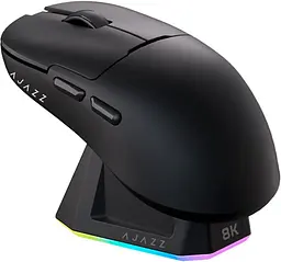 Миша Ajazz AJ159PRO Black 8K Charging Dock (AJ159-PRO-B) - мініатюра 1