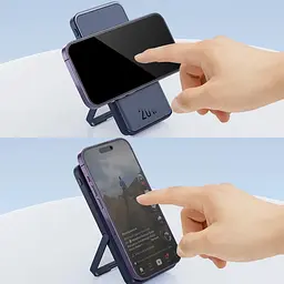 Портативний ЗП Power Bank JJT-MP01 2in1 20W з БЗП+iWatch 10000 mAh Blue - мініатюра 8