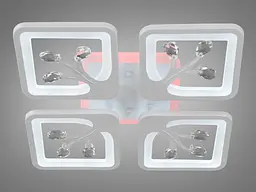 Пристельова LED люстра з дімером і кольоровим підсвічуванням,100Вт - мініатюра 3