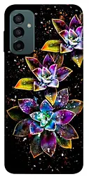 Чохол Demsky Flowers on black для Samsung Galaxy M23 5G