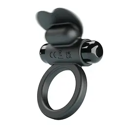 Віброкільце PRETTY LOVE VIBRANT PENIS RING DEBONAIRE Black, 10 vibration functions PRETTY LOVE BI-210316 99057 - мініатюра 2