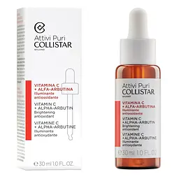 Освітлююча сироватка для обличчя Collistar Pure Actives Vitamin C + Alpha-Arbutin Brightening Antioxidant, з вітаміном С і альфа-арбутином, 30 мл - мініатюра 2