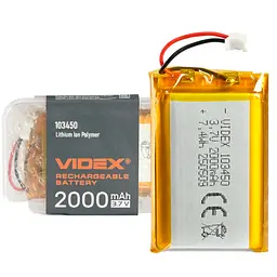 Акумулятор Videx Li-pol VLF-B103450-20 2000mAh 1 шт. (VLF-B103450-20)