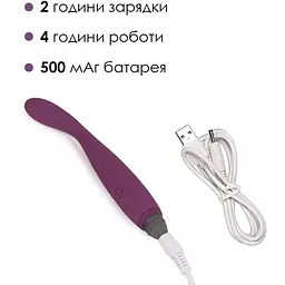 Тонкий вібратор для G Svakom Cici Violet з інтелектуальним режимом - мініатюра 4
