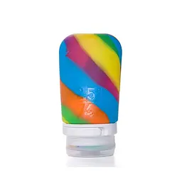 Силіконова пляшечка Humangear GoToob + Medium Rainbow - мініатюра 2