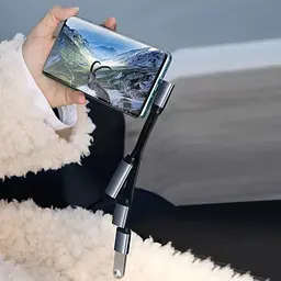 USB-хаб HAGiBiS USB Type-C ACL05 Grey - мініатюра 3