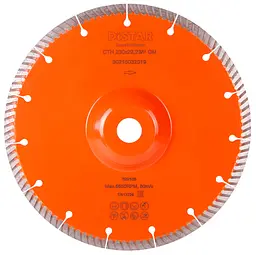 Круг алмазний відрізний по граніту Distar Turbo 1A1R 230x2.3x22.23/F Laser CTH GM