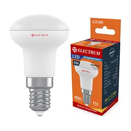 Лампочка Electrum R39 5W PA LR- 5 Е14 4000K (A-LR-1945) - мініатюра 2