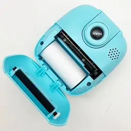 Дитячий фотоапарат моментального друку фотографій M4 Kids Print Camera Блакитний - мініатюра 5