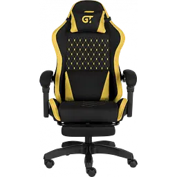 Геймерське крісло GT Racer (X-2339 Fabric Black/Yellow) - мініатюра 1