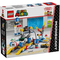 Уцінка. Конструктор LEGO Super Mario Mario Kart - Toad's Garage 390 деталей (72035) - мініатюра 2