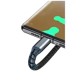 Дата кабель USB 2.0 AM to Lightning + Micro 5P + USB-C 1.2m 100W nylon black XoKo (SC-3100) - мініатюра 9