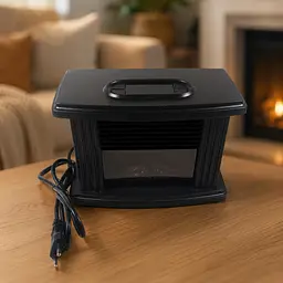 Тепловентилятор з технологією 3D-полум'я / Обігрівач Flame Heater з дистанційним керуванням - мініатюра 4