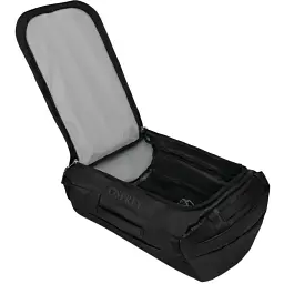 Сумка рюкзак Osprey Transporter Duffel 65 raven black/black - мініатюра 3