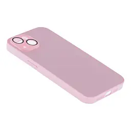 Чохол-накладка скляний матовий із захистом камери Matte AG-Glass Apple iPhone 14 Pink - мініатюра 5
