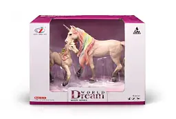 Набор фигурок «Единорог Фантазия» 2 шт розовый, Dino Toys