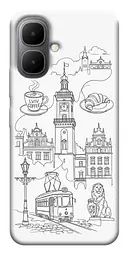 TPU чохол Demsky Lviv spirit для Infinix Smart 10