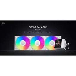 СВО PcCooler PсCOOLER DC360 PRO ARGB Display White (DC360Pro-WHAWXY-GL) - мініатюра 12