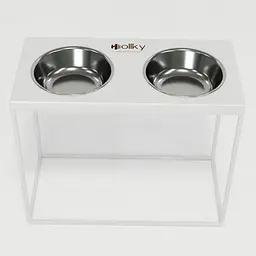 Hollky Base XL40 — миски на підставці для великих собак (2 × 1,8 л, висота 40 см) - мініатюра 9