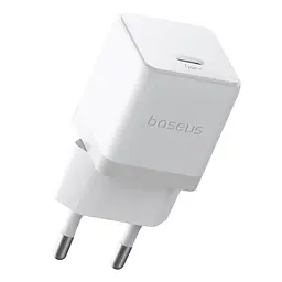 Сітчасте зарядне пристрій Baseus Palm Fast Charger 1C 20W EU Moon білий