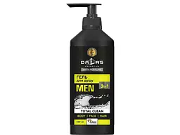 Гель-шампунь для душу DALAS 500мл Чоловічий 3в1 Total clean