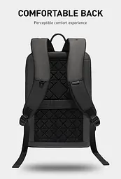 Рюкзак для ноутбука 15.6" Mark Ryden MR7003 надлегкий з вентильованою спинкою (Чорний) - мініатюра 6
