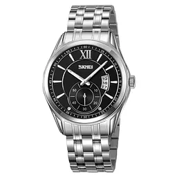 Наручний годинник чоловічий 9319SIBK Silver-Black Skmei acs0030926