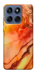 Чохол Demsky Червоний корал мармур для Motorola Edge 60 Fusion