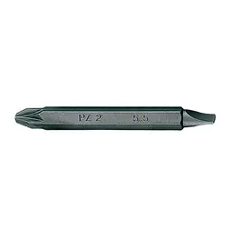 Біта торцева 1/4" PZ3 х 7,0*1.2 L=60 мм двостороння (уп.10)