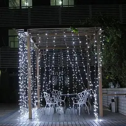 Гірлянда-штора XPRO Сіточка 2.5х1.5 м, 240 LED, прозорий шнур (234564324_270) - мініатюра 2