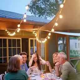 Сонячна гірлянда Lumiled CALLIS 30 LED-ліхтариків з пультом, зарядка USB, довжина 15 м - мініатюра 9