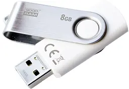 USB Flash Goodram UTS-2 Twister USB 2.0 8Gb White